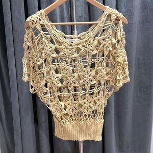 Crochet top sweater L”affaire (Anthropologie)